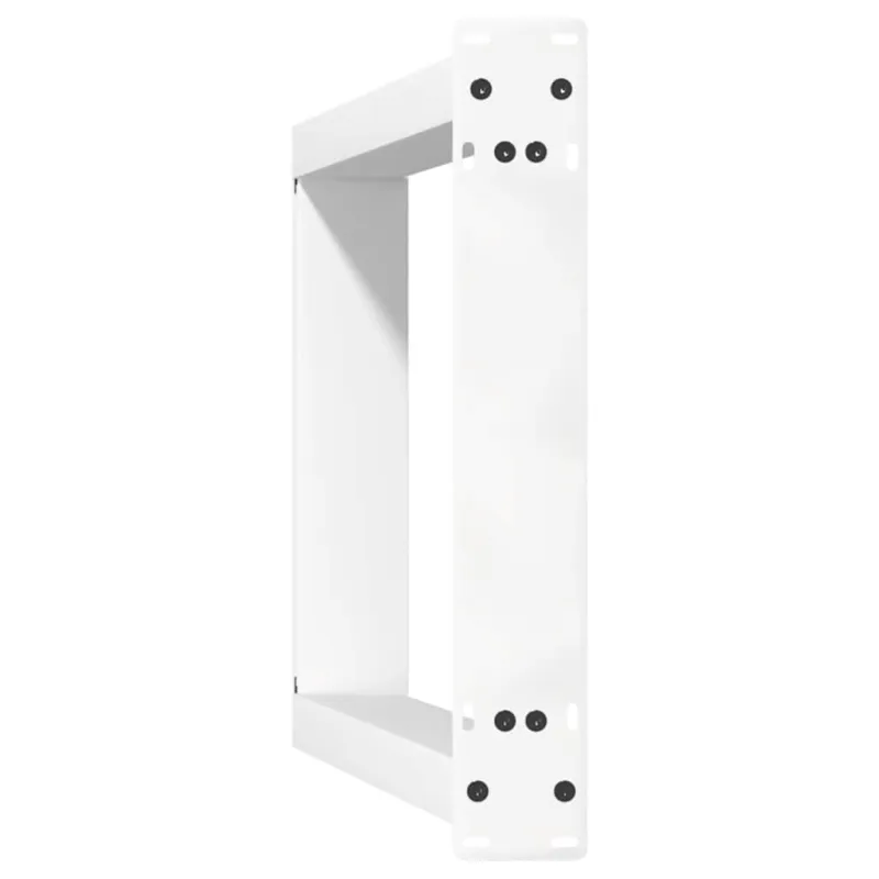 Konsolinio stalo kojelės, U formos, 2 vnt., baltos, 28x(72-73) cm, plienas