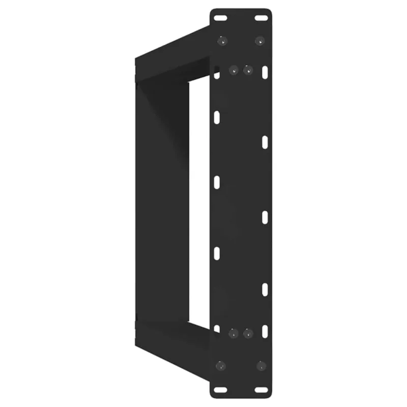 Valgomojo stalo kojelės, U formos, 2 vnt., juodos, 50x(72-73) cm, plienas