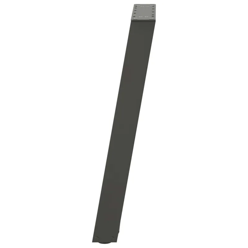 Valgomojo stalo kojos, U formos, 2 vnt., antracito spalvos, 50x(72-73) cm, plienas