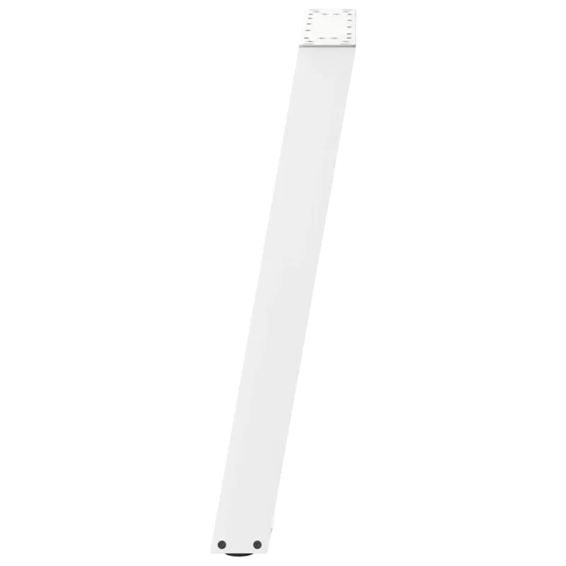 Valgomojo stalo kojelės, 2 vnt., baltos, 60x(72-73) cm, plienas, U formos