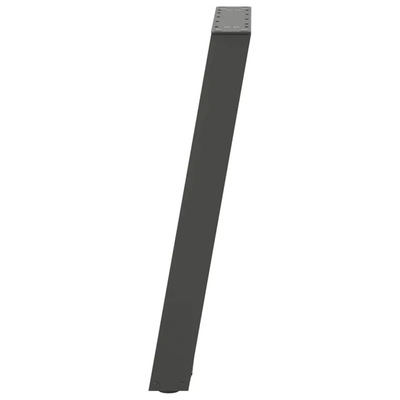 Valgomojo stalo kojos, U formos, 2 vnt., antracito spalvos, 60x(72-73) cm, plienas