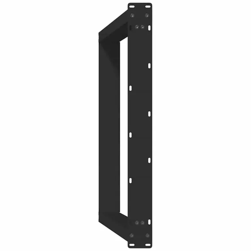Valgomojo stalo kojelės, 2 vnt., juodos, 70x(72-73) cm, plienas, U formos