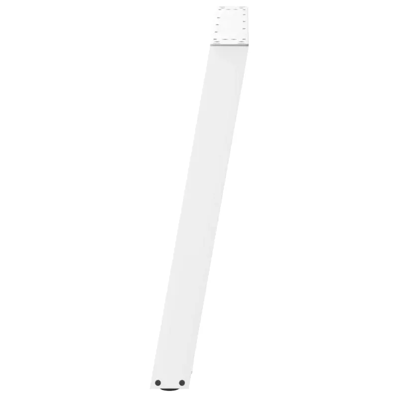 Valgomojo stalo kojelės, 2 vnt., baltos, 70x(72-73) cm, plienas, U formos