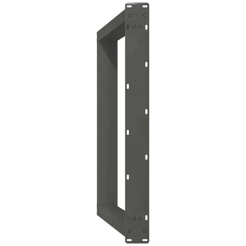 Valgomojo stalo kojos, U formos, 2 vnt., antracito spalvos, 70x(72-73) cm, plienas