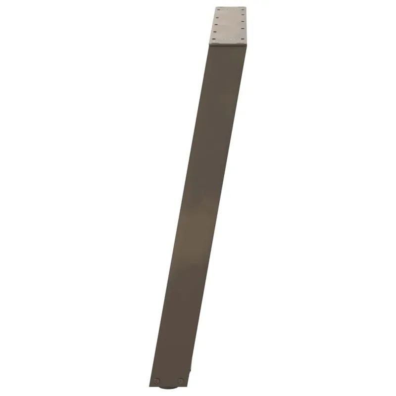 Valgomojo stalo kojelės, U formos, 2 vnt., natūralus plienas, 70x(72-73) cm, plienas