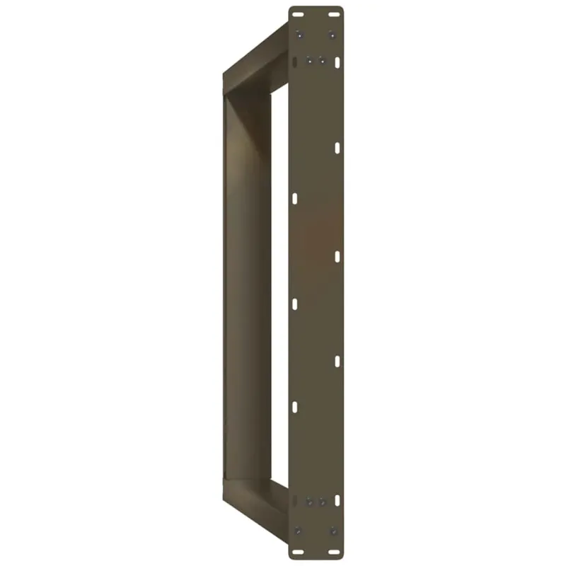 Valgomojo stalo kojelės, U formos, 2 vnt., natūralus plienas, 70x(72-73) cm, plienas