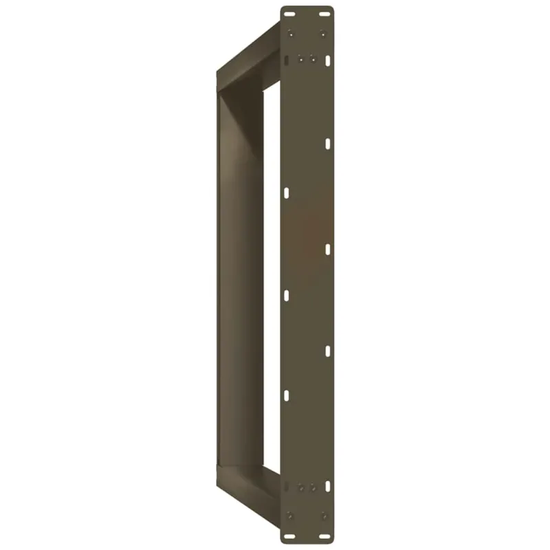 Valgomojo stalo kojelės, U formos, 2 vnt., natūralus plienas, 80x(72-73) cm, plienas