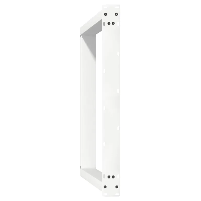 Valgomojo stalo kojelės, 2 vnt., baltos, 90x(72-73) cm, plienas, U formos