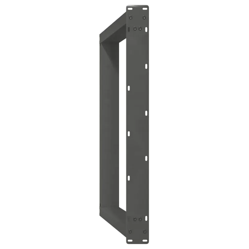 Valgomojo stalo kojos, U formos, 2 vnt., antracito spalvos, 90x(72-73) cm, plienas