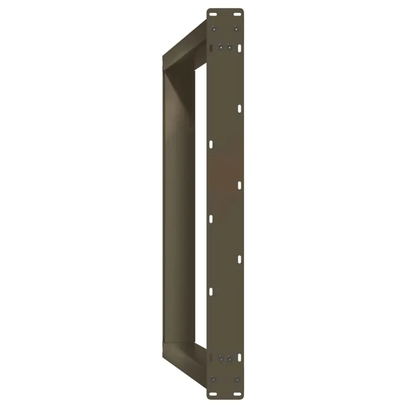 Valgomojo stalo kojelės, U formos, 2 vnt., natūralus plienas, 90x(72-73) cm, plienas