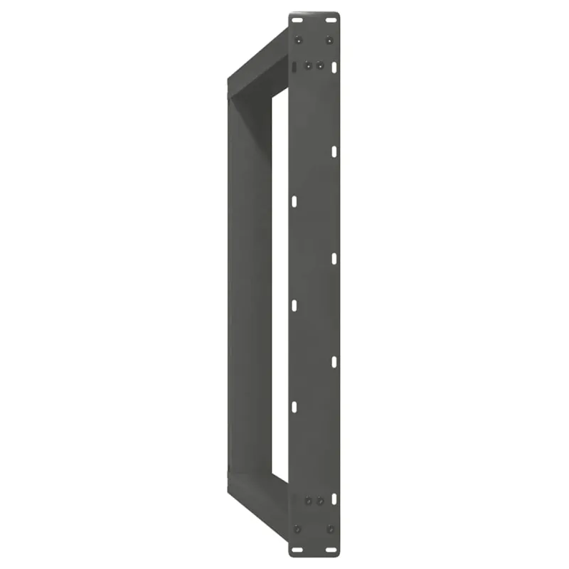 Valgomojo stalo kojos, U formos, 2 vnt., antracito spalvos, 100x(72-73) cm, plienas