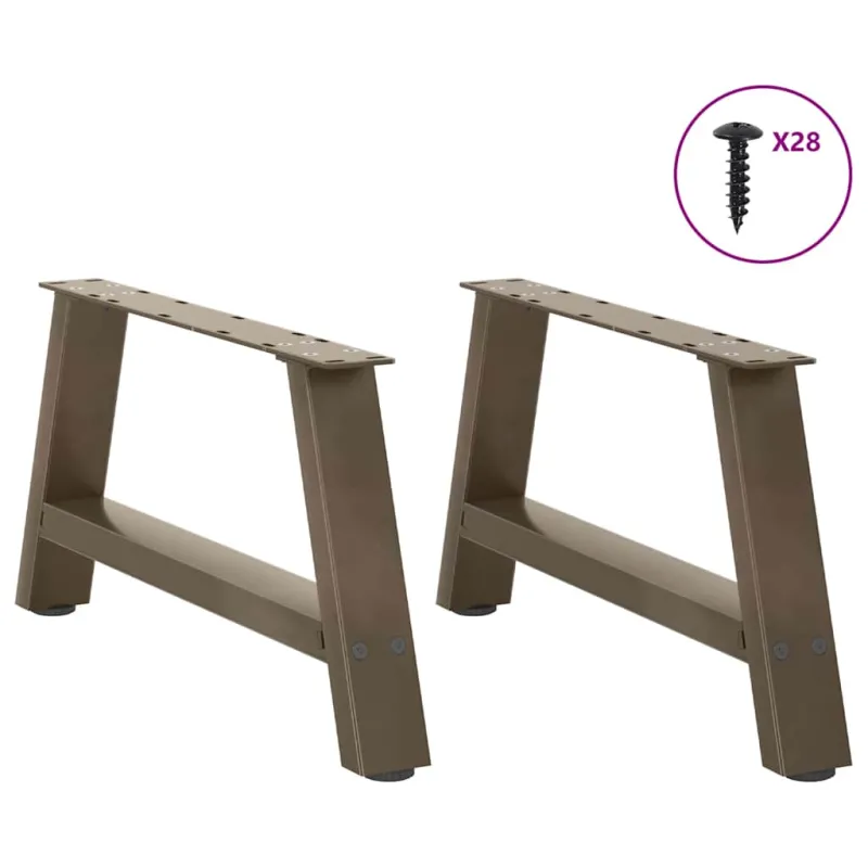 Kavos staliuko kojelės, A formos, 2 vnt., 70x(30-31) cm, plienas