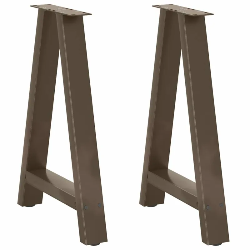 Valgomojo stalo kojos, A formos, 2 vnt., 50x(72-73) cm, plienas