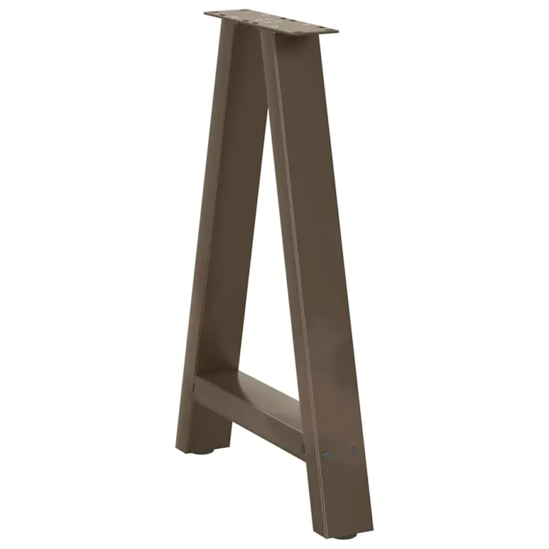 Valgomojo stalo kojos, A formos, 2 vnt., 50x(72-73) cm, plienas