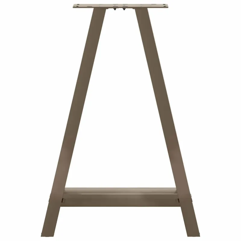 Valgomojo stalo kojos, A formos, 2 vnt., 50x(72-73) cm, plienas