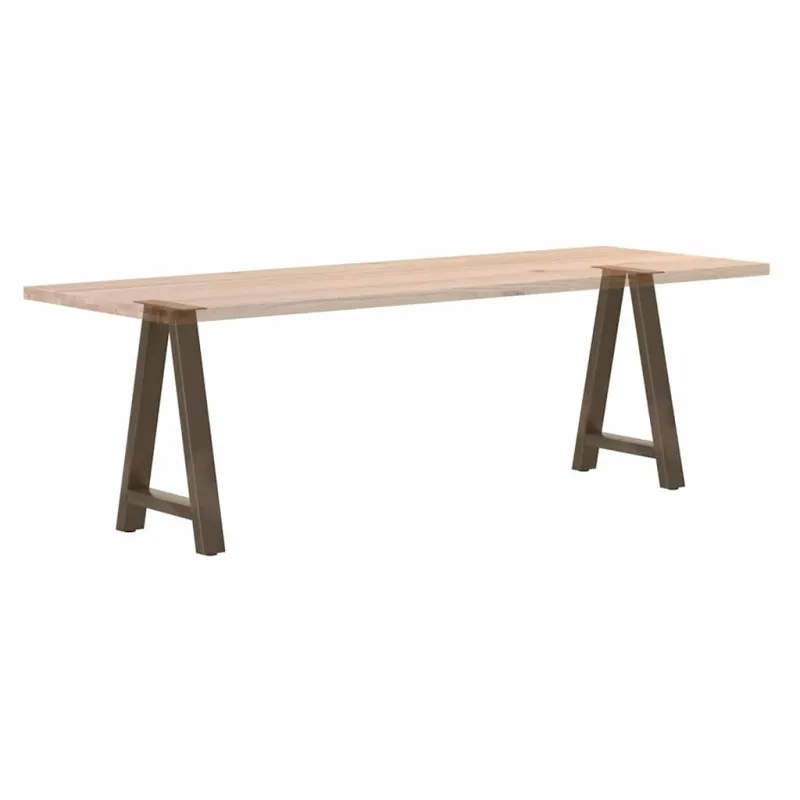 Valgomojo stalo kojos, A formos, 2 vnt., 50x(72-73) cm, plienas