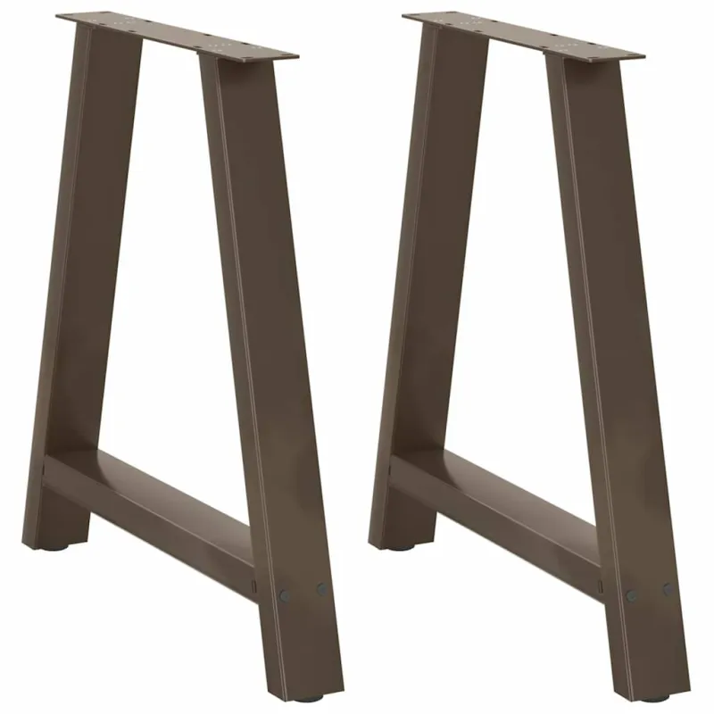 Valgomojo stalo kojelės, A formos, 2 vnt., 70x(72-73) cm, plienas
