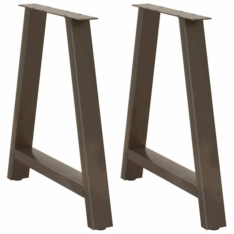 Valgomojo stalo kojelės, A formos, 2 vnt., 80x(72-73) cm, plienas