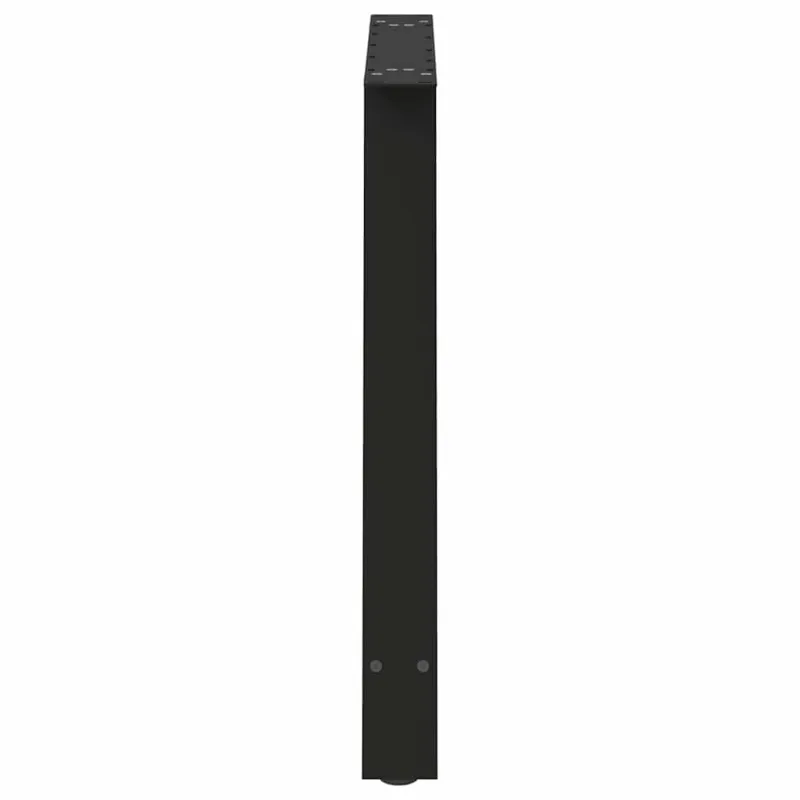 Valgomojo stalo kojelės, A formos, 2 vnt., juodos, 90x(72-73) cm, plienas