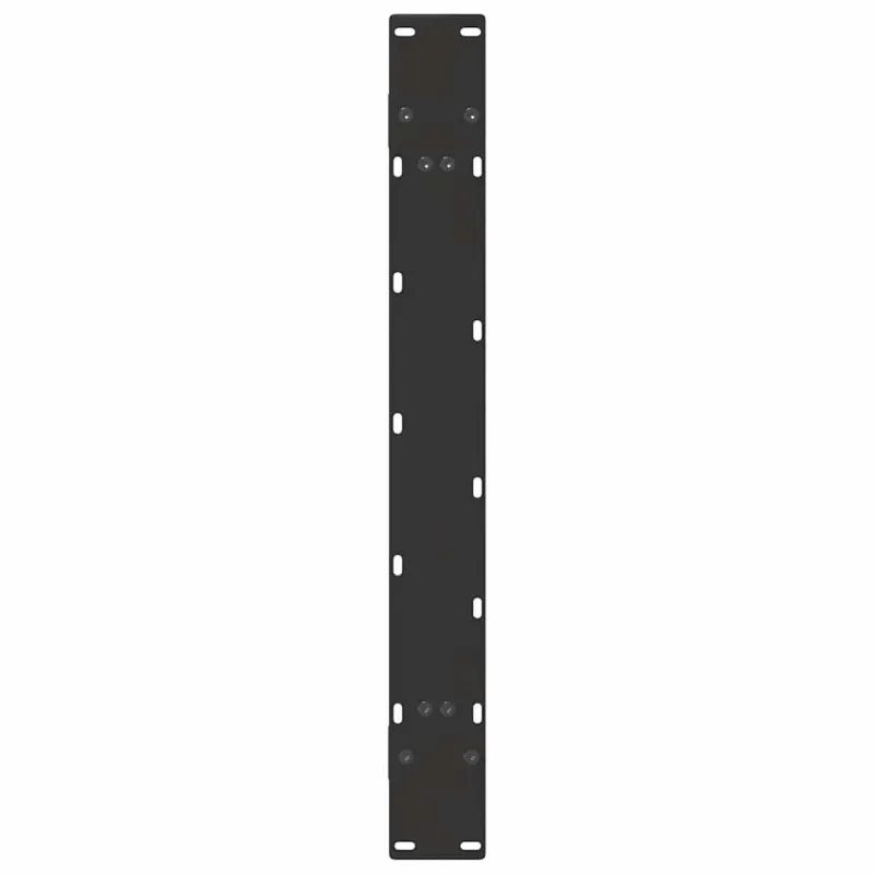 Valgomojo stalo kojelės, A formos, 2 vnt., juodos, 90x(72-73) cm, plienas