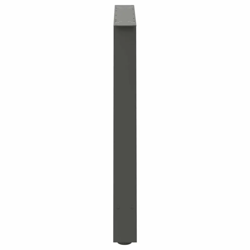 Valgomojo stalo kojos, 2 vnt., antracito spalvos, A formos, 90x(72-73) cm, plienas