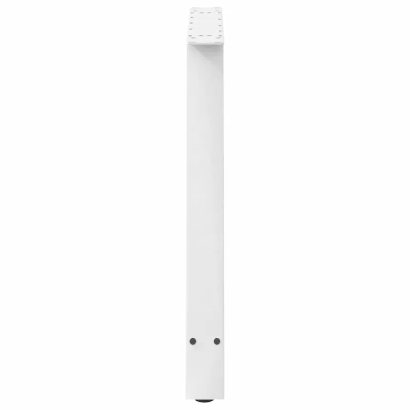 Valgomojo stalo kojelės, 2 vnt., baltos, 100x(72-73) cm, plienas, A formos