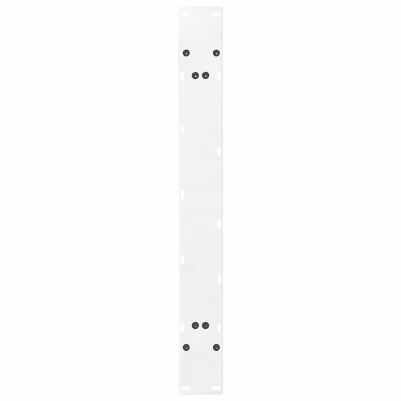 Valgomojo stalo kojelės, 2 vnt., baltos, 100x(72-73) cm, plienas, A formos