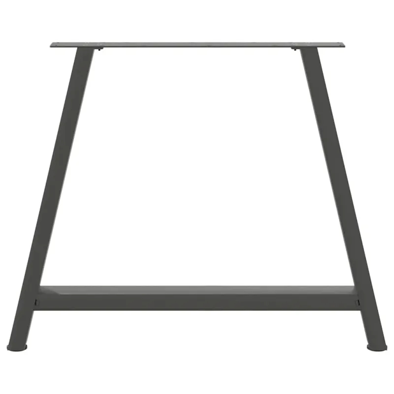 Valgomojo stalo kojos, A formos, 2 vnt., antracito spalvos, 100x(72-73) cm, plienas