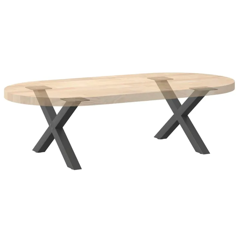 Kavos staliuko kojelės, 2 vnt., antracito spalvos, 50x(30-31) cm, plienas