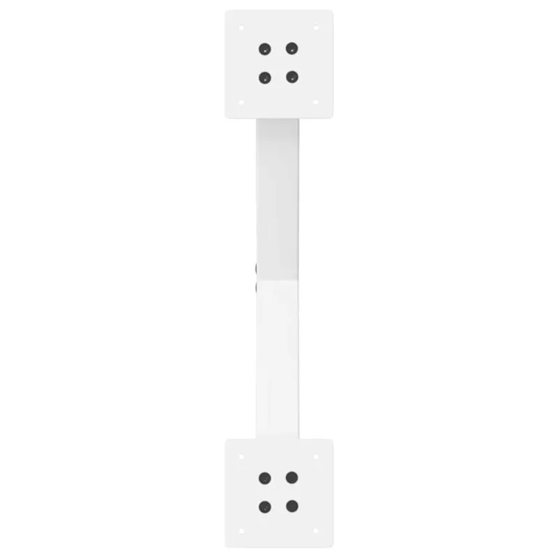 Kavos staliuko kojelės, 2 vnt., baltos, 60x(30-31) cm, plienas, X formos