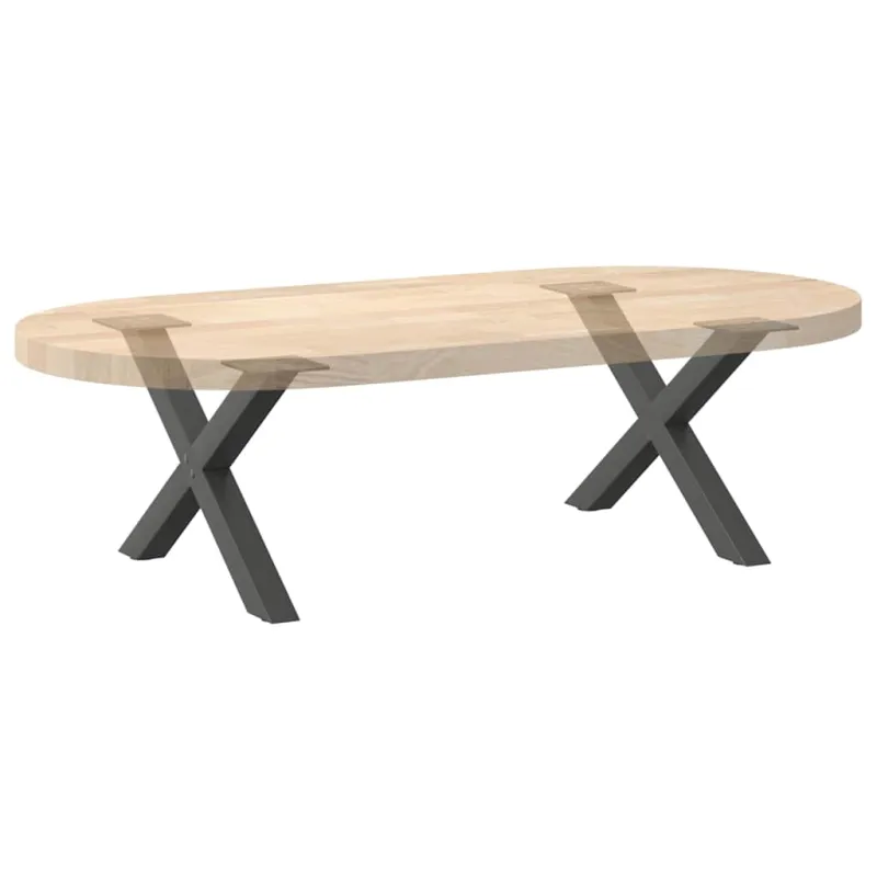 Kavos staliuko kojelės, 2 vnt., antracito spalvos, 60x(30-31) cm, plienas