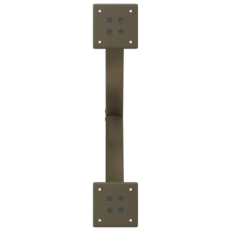Kavos staliuko kojelės, X formos, 2 vnt., natūralus plienas, 60x(30-31) cm, plienas