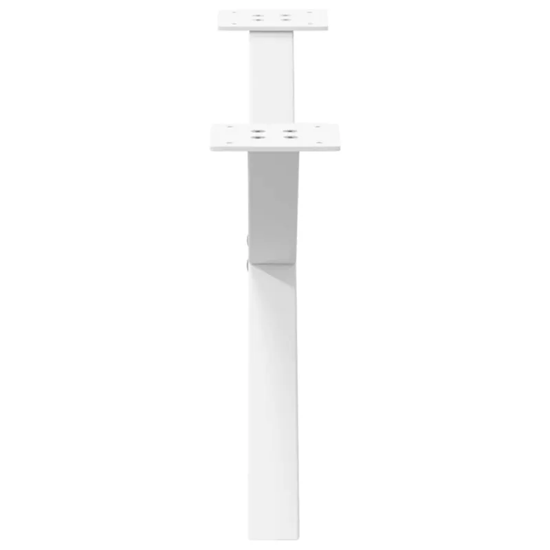 Kavos staliuko kojelės, 2 vnt., baltos, 70x(30-31) cm, plienas, X formos