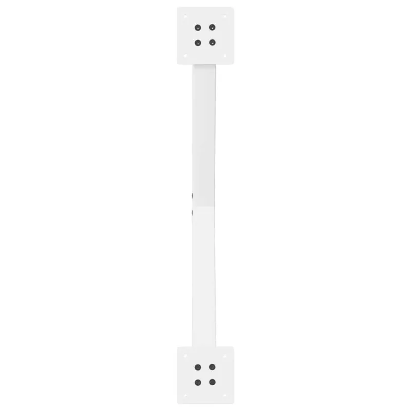 Kavos staliuko kojelės, 2 vnt., baltos, 70x(30-31) cm, plienas, X formos