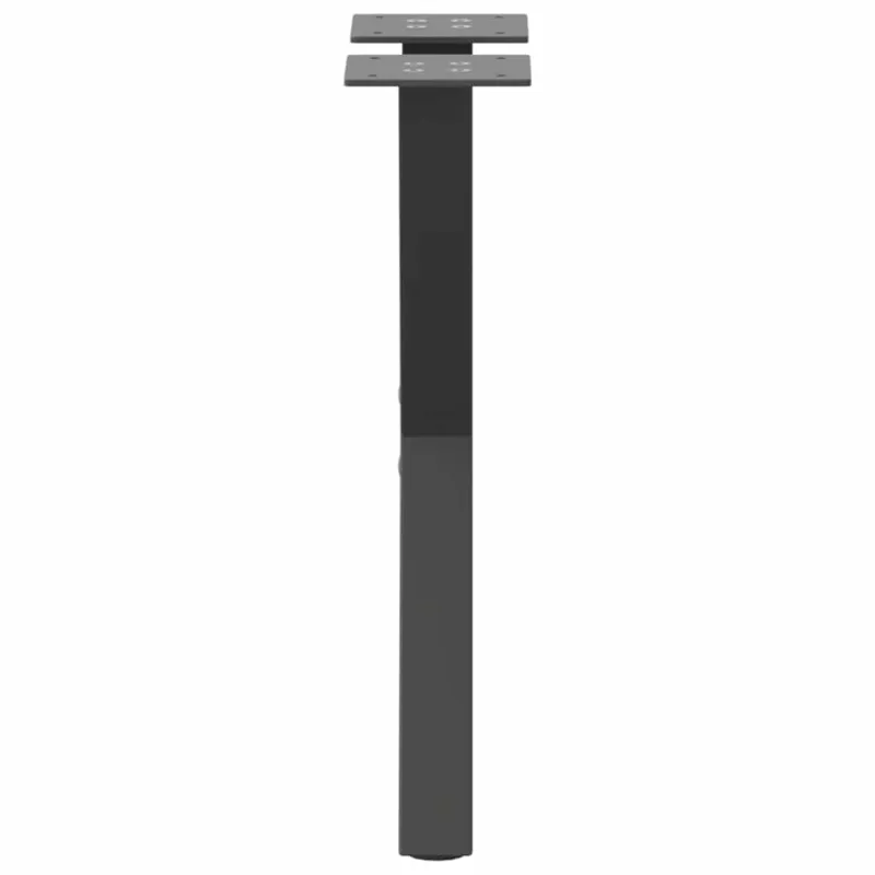 Kavos staliuko kojelės, 2 vnt., antracito spalvos, 28x(42-43) cm, plienas