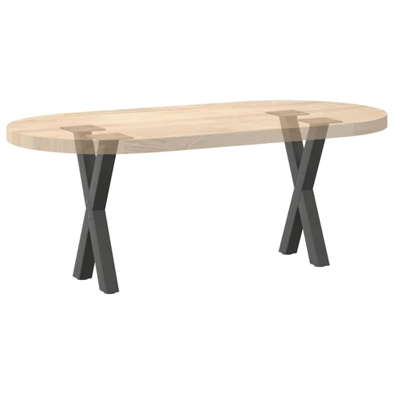 Kavos staliuko kojelės, 2 vnt., antracito spalvos, 38x(42-43) cm, plienas