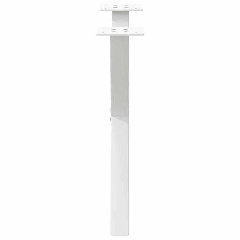 Kavos staliuko kojelės, 2 vnt., baltos, 60x(42-43) cm, plienas, X formos