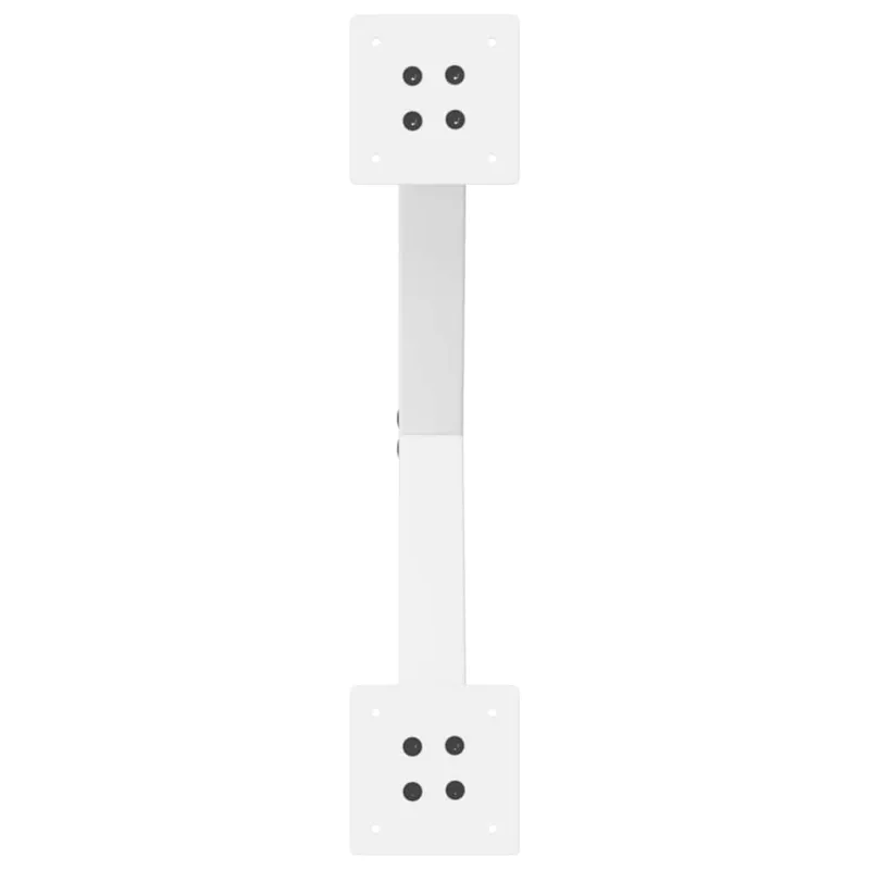 Kavos staliuko kojelės, 2 vnt., baltos, 60x(42-43) cm, plienas, X formos