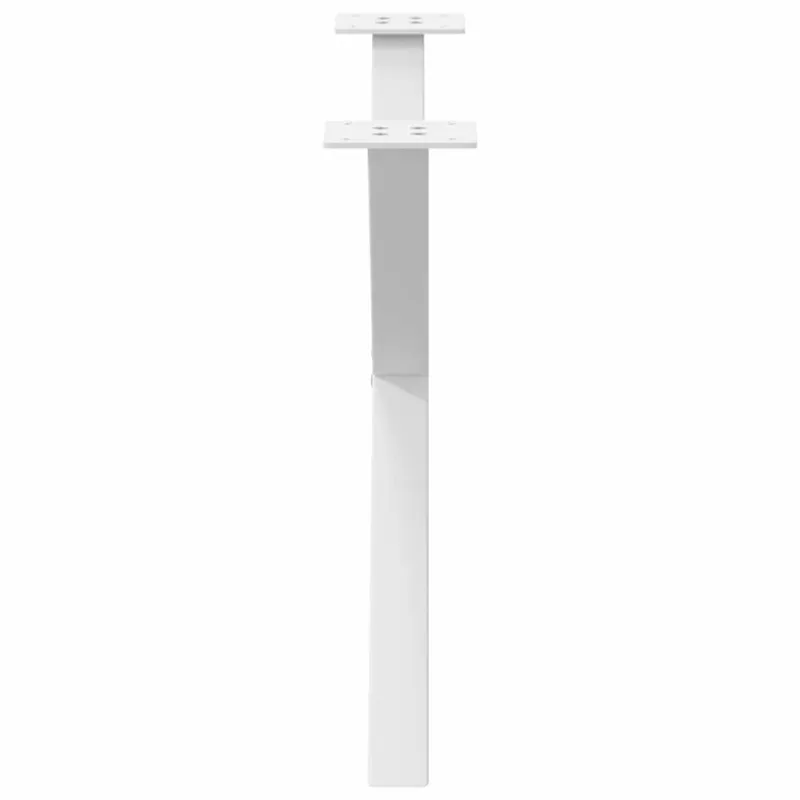 Kavos staliuko kojelės, 2 vnt., baltos, 70x(42-43) cm, plienas, X formos