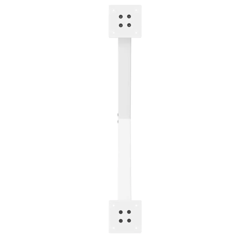 Kavos staliuko kojelės, 2 vnt., baltos, 70x(42-43) cm, plienas, X formos