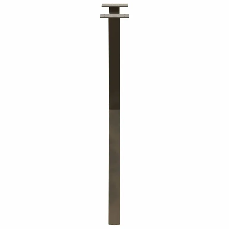 Valgomojo stalo kojos, X formos, 2 vnt., natūralus plienas, 50x(72-73) cm, plienas