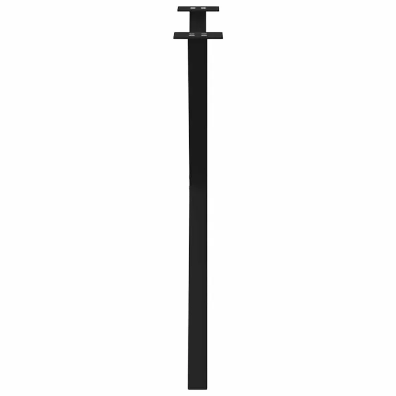 Valgomojo stalo kojos, 2 vnt., juodos, 80x(72-73) cm, plienas, X formos
