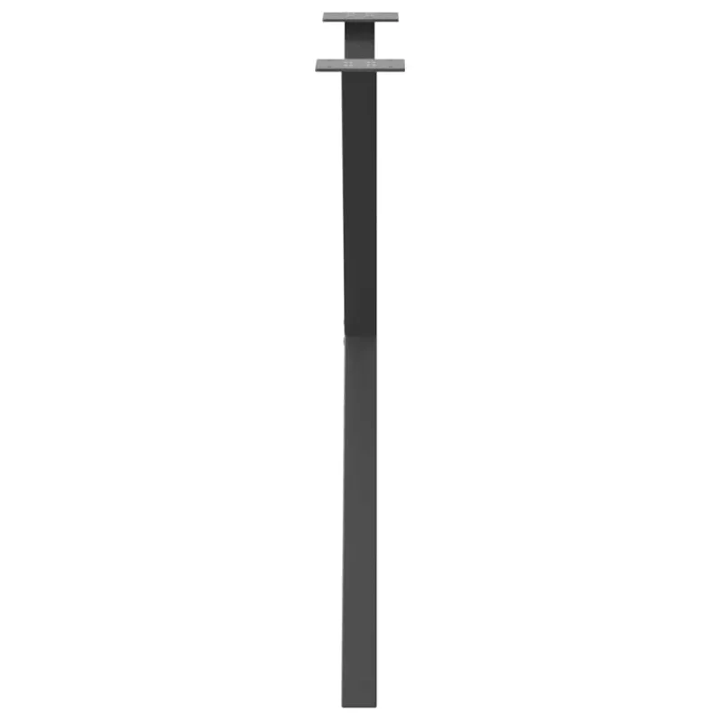 Valgomojo stalo kojos, 2 vnt., antracito spalvos, 80x(72-73) cm, plienas