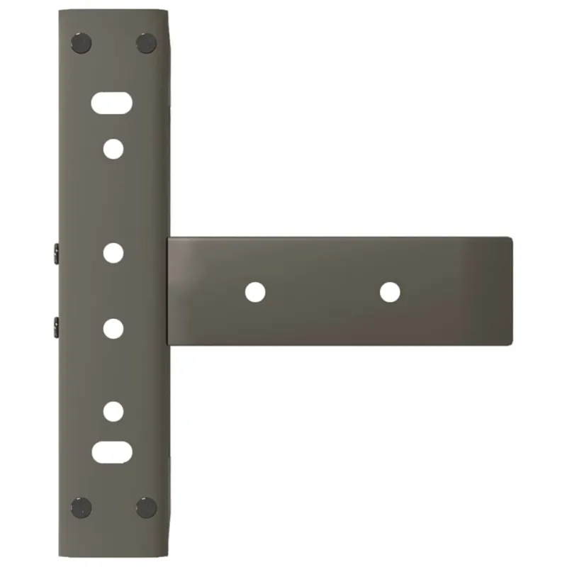 Kavos staliuko kojelės, 2 vnt., juodos, 30x25x(30-31) cm, plienas