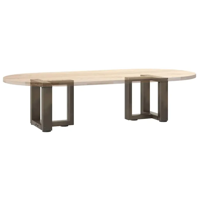 Kavos staliuko kojelės, 2 vnt., juodos, 30x25x(30-31) cm, plienas