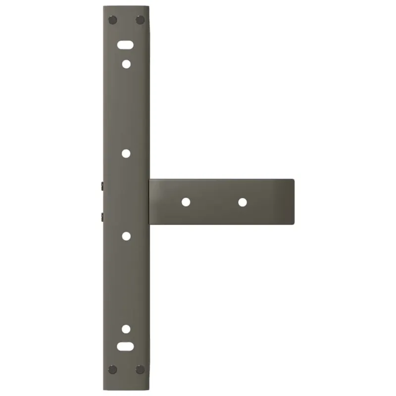 Kavos staliuko kojelės, 2 vnt., juodos, 40x25x(30-31) cm, plienas, T formos