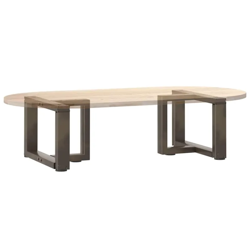 Kavos staliuko kojelės, 2 vnt., juodos, 40x25x(30-31) cm, plienas, T formos