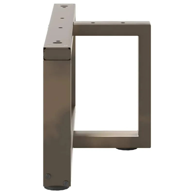 Kavos staliuko kojelės, 2 vnt., juodos, 60x25x(30-31) cm, plienas