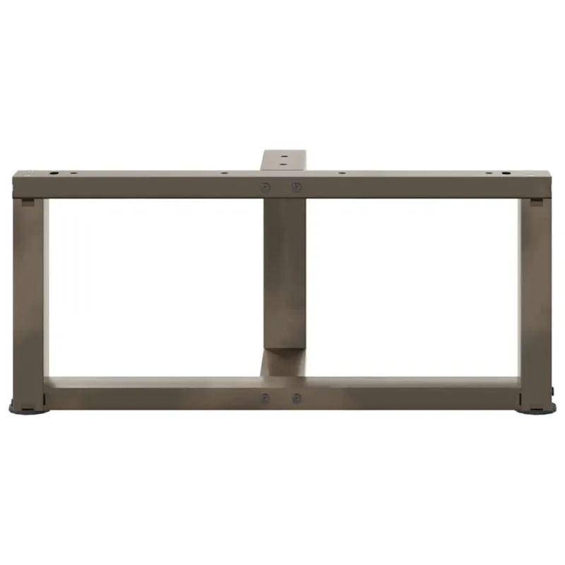 Kavos staliuko kojelės, 2 vnt., juodos, 60x25x(30-31) cm, plienas