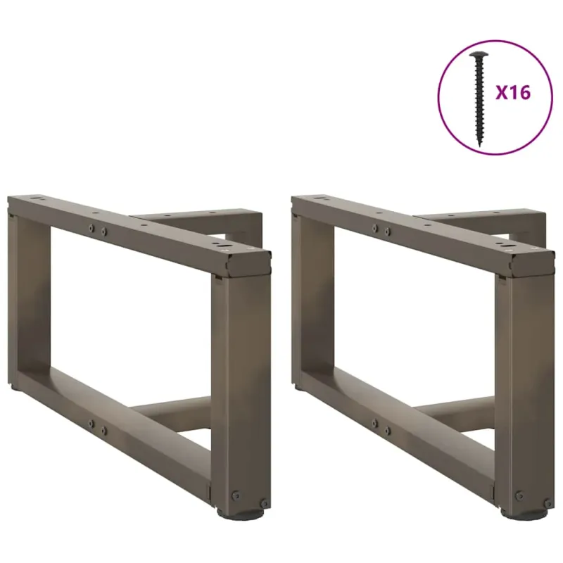 Kavos staliuko kojelės, 2 vnt., juodos, 70x25x(30-31) cm, plienas